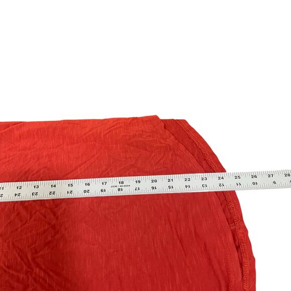 Maurices NWOT 24/7 V Neck Short Sleeve Tee Red Sz Medium - Picture 7 of 7